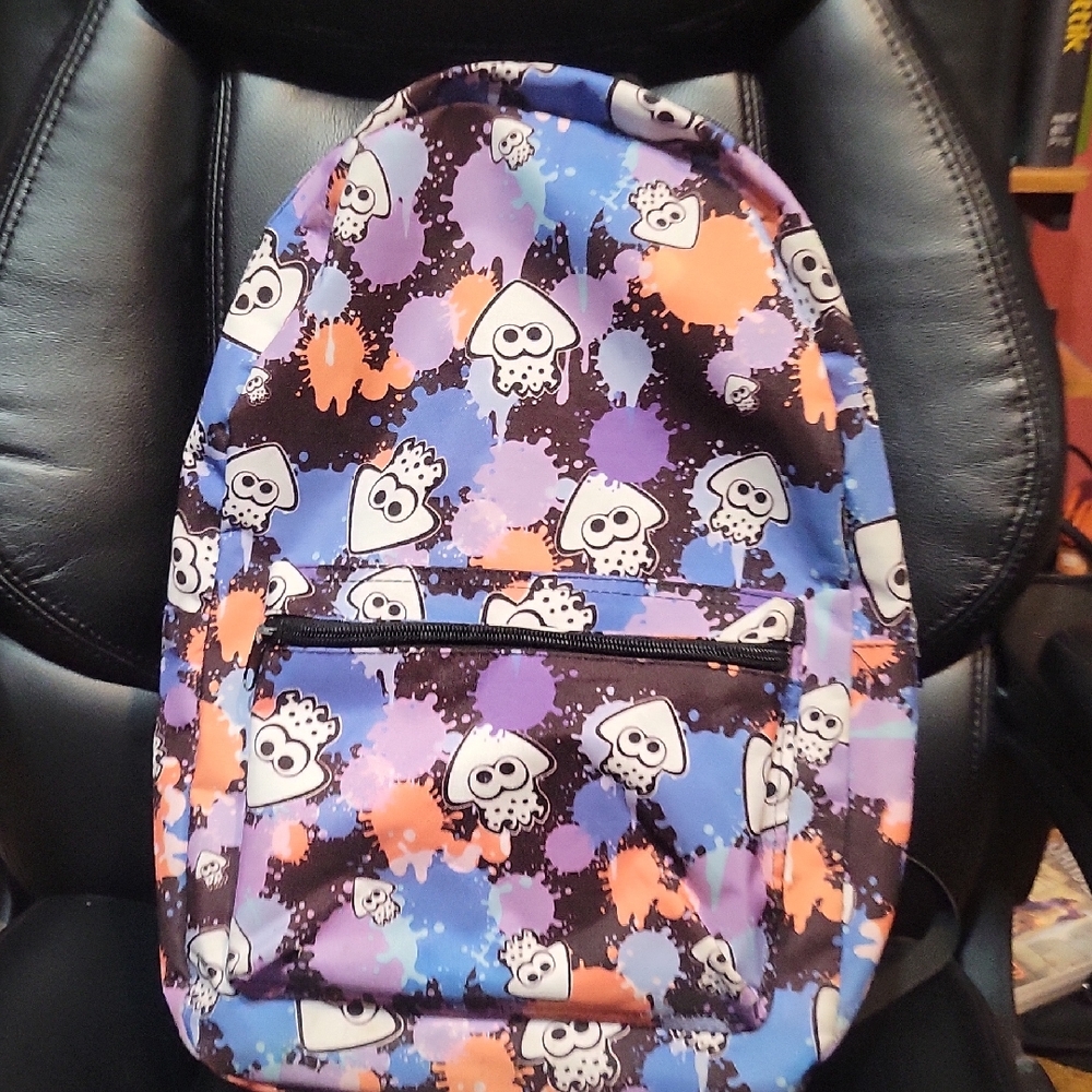 Colorful Ink Splatter Backpack
